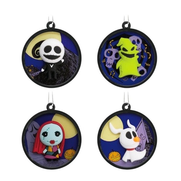 Hallmark Other - Hallmark‎ Disney The Nightmare Before Christmas Mini Ornaments